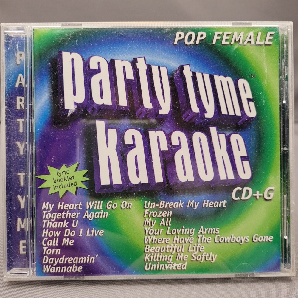 Pop Female by Party Tyme Karaoke (CD+G, 1999)